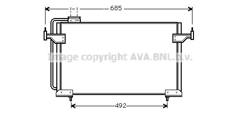 AVA QUALITY COOLING Конденсатор, кондиционер CN5087